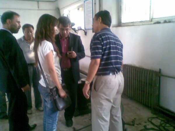 伊朗客人到圣文公司考察 伊朗客人到圣文公司考察