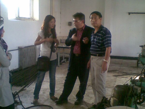 伊朗客人到圣文公司考察 伊朗客人到圣文公司考察