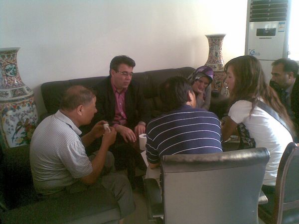 伊朗客人到圣文公司考察 伊朗客人到圣文公司考察