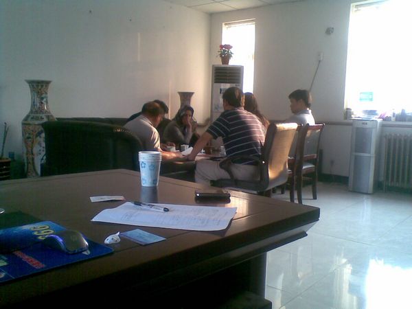 伊朗客人到圣文公司考察 伊朗客人到圣文公司考察